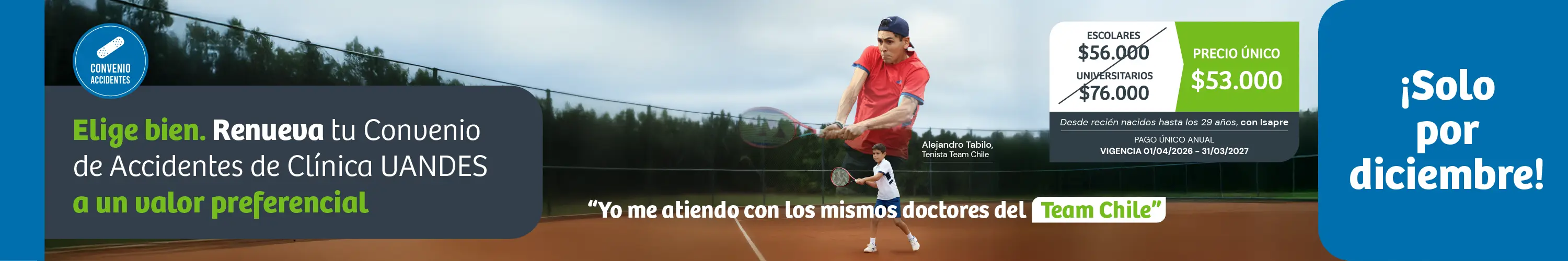 Convenio de Accidentes Clínica UANDES